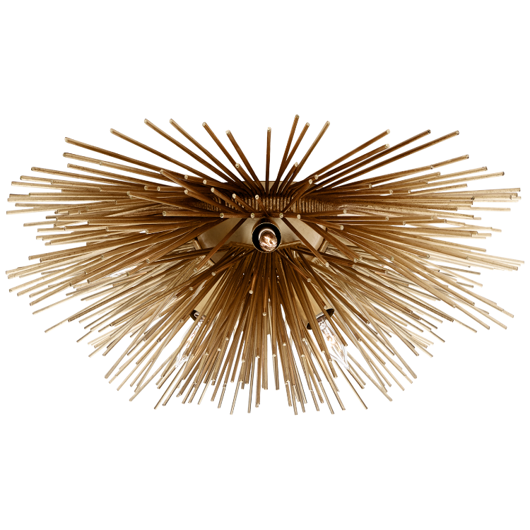 Picture of Strada Small Flush Mount in Gild