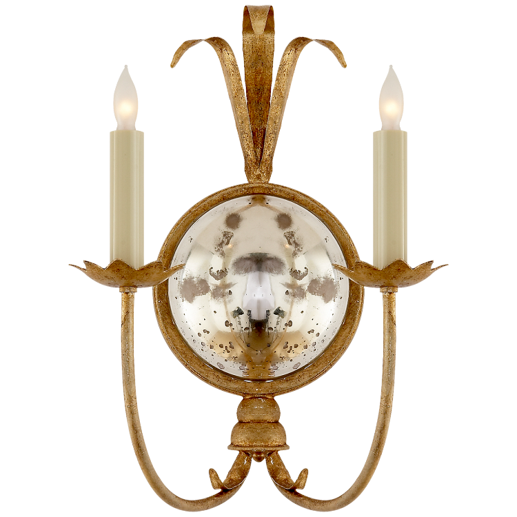 Picture of Gramercy Double Sconce in Gilded Iron