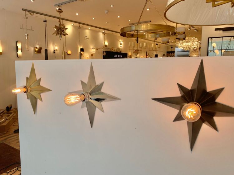 Picture of Star Flush Mounts in Antique Silver