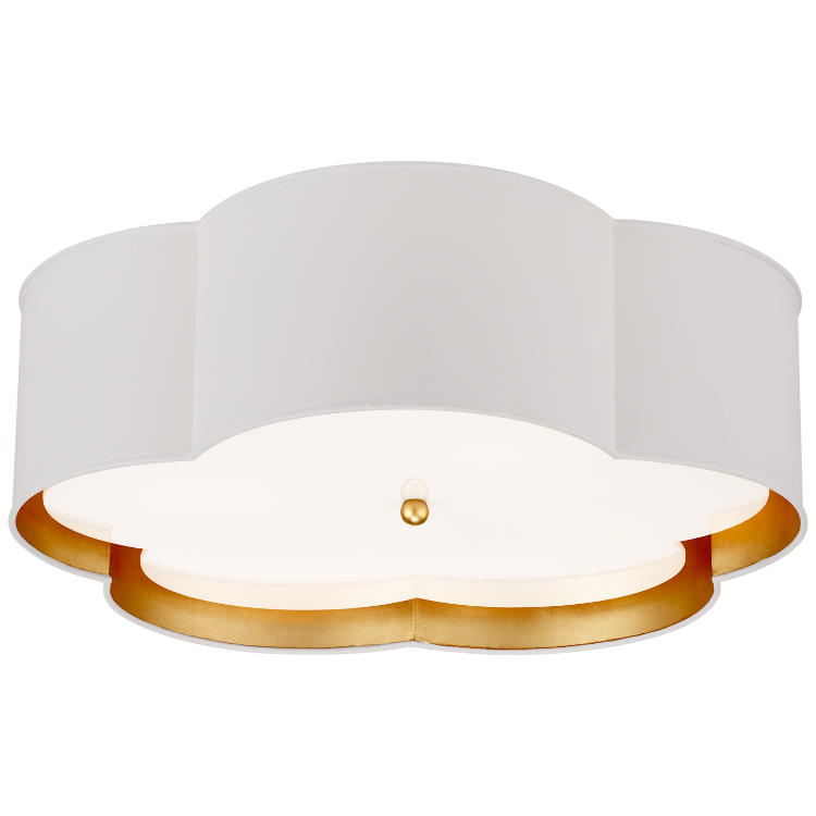 Flower flush mount shop ceiling light
