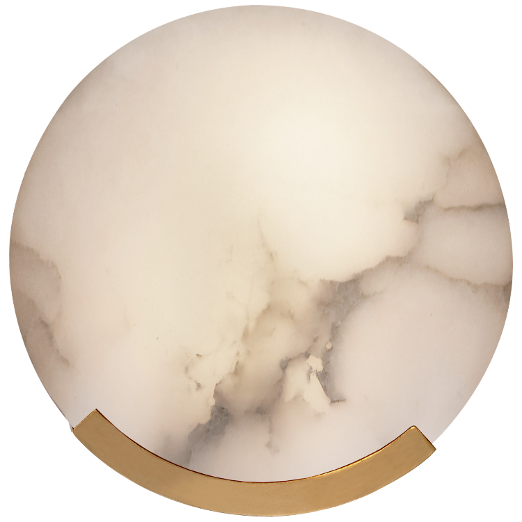 Picture of Melange Sconce in Antique-Burnished Brass with Alabaster