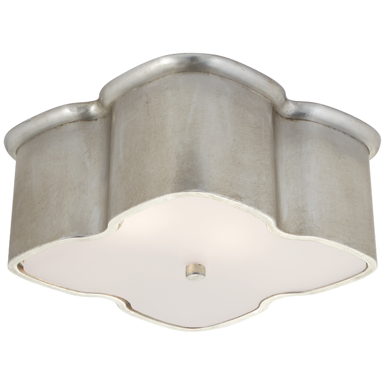 Picture of Bolsena Clover Flush Mount in Burnished Silver Leaf