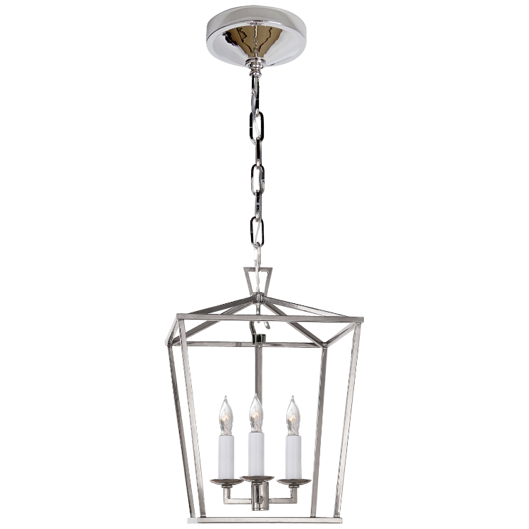 Picture of Darlana Mini Lantern in Polished Nickel