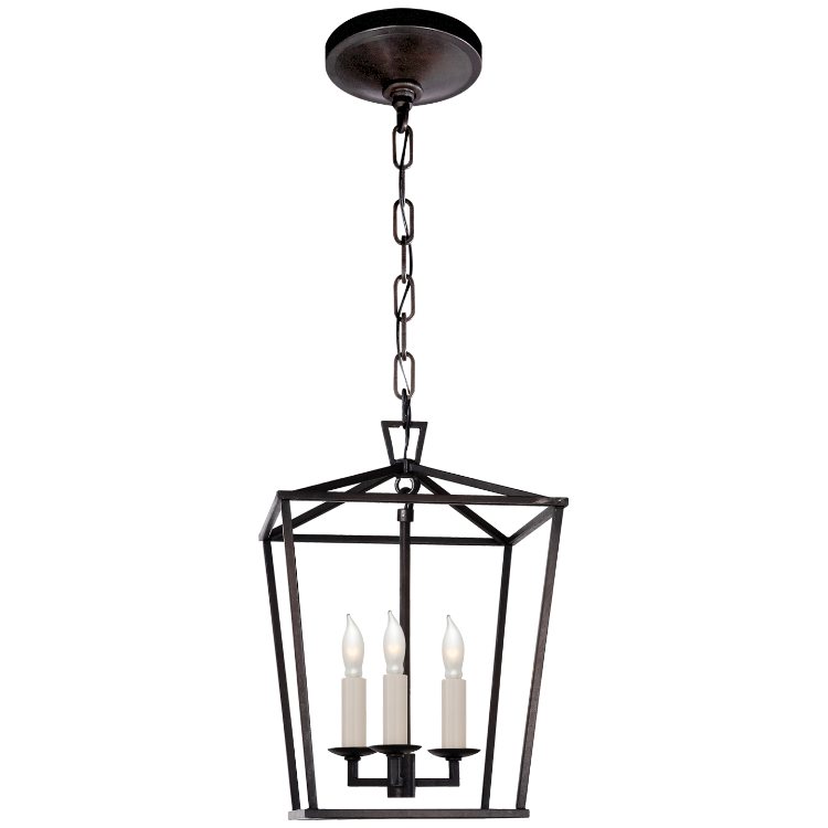 Picture of Darlana Mini Lantern in Aged Iron