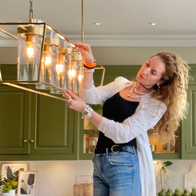 Picture of Presidio Large Linear Lantern in Hand-Rubbed Antique Brass with Clear Glass