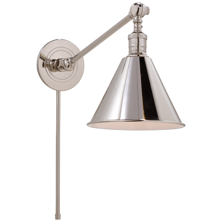 Picture of Boston Functional Single Arm Library Light in Polished Nickel