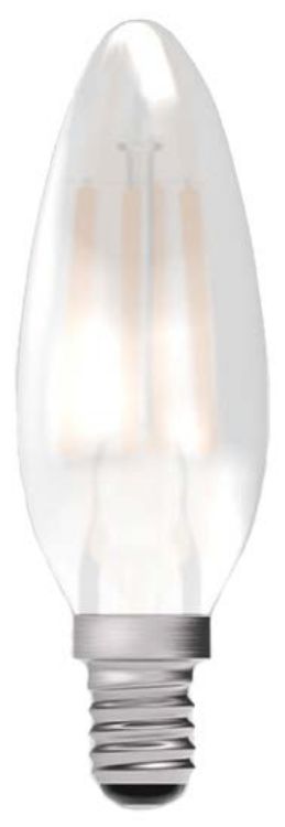 Picture of E14 LED Candle Bulb - Satin - Dimmable