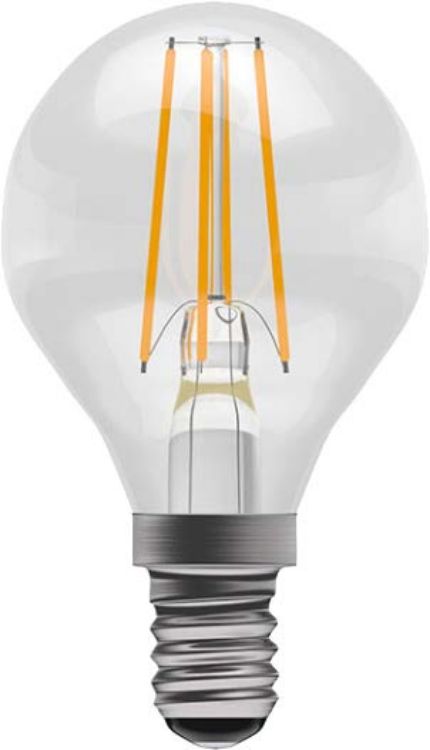 Picture of E14 LED Small Globe Bulb - Clear - NOT Dimmable