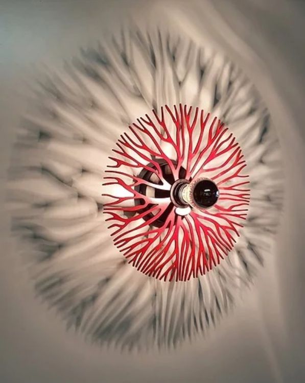 Picture of Ombre Coral Wall Light