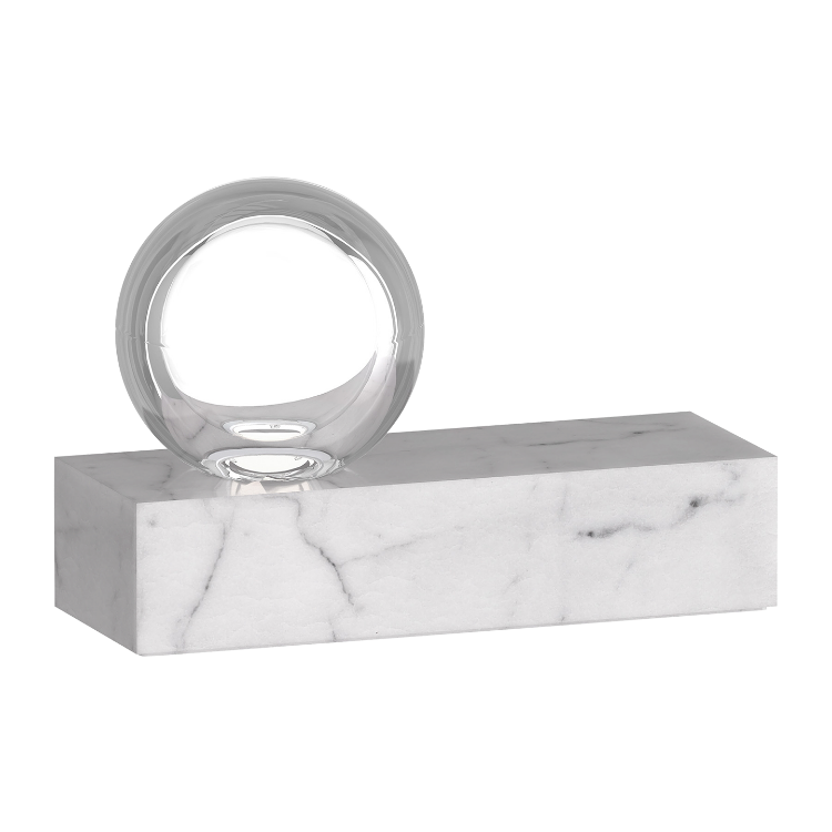Picture of EX-DISPLAY Mina Table Lamp in White Marble