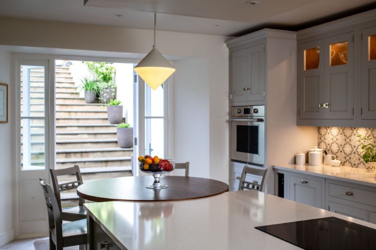 Picture of Sarnen Small Pendant in Matte White with White Glass 