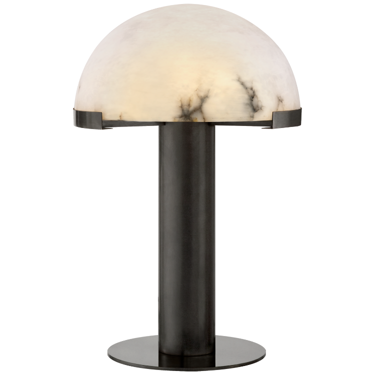 Picture of Melange Table Lamp in Bronze with Alabaster