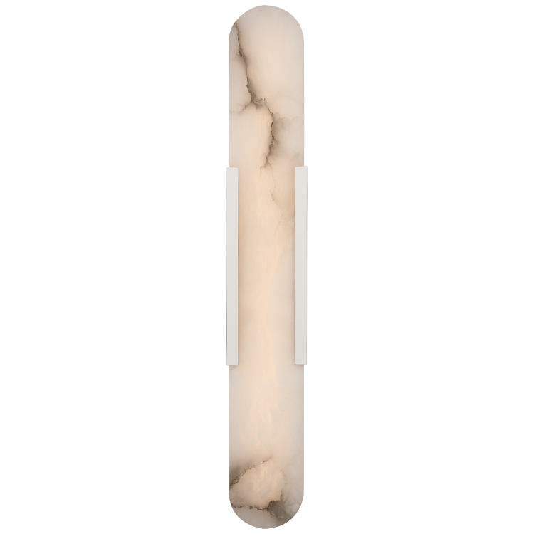Picture of NEW LED - Melange 28" Elongated Sconce in Polished Nickel with Alabaster