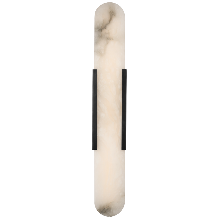 Picture of NEW LED - Melange 28" Elongated Sconce in Bronze with Alabaster