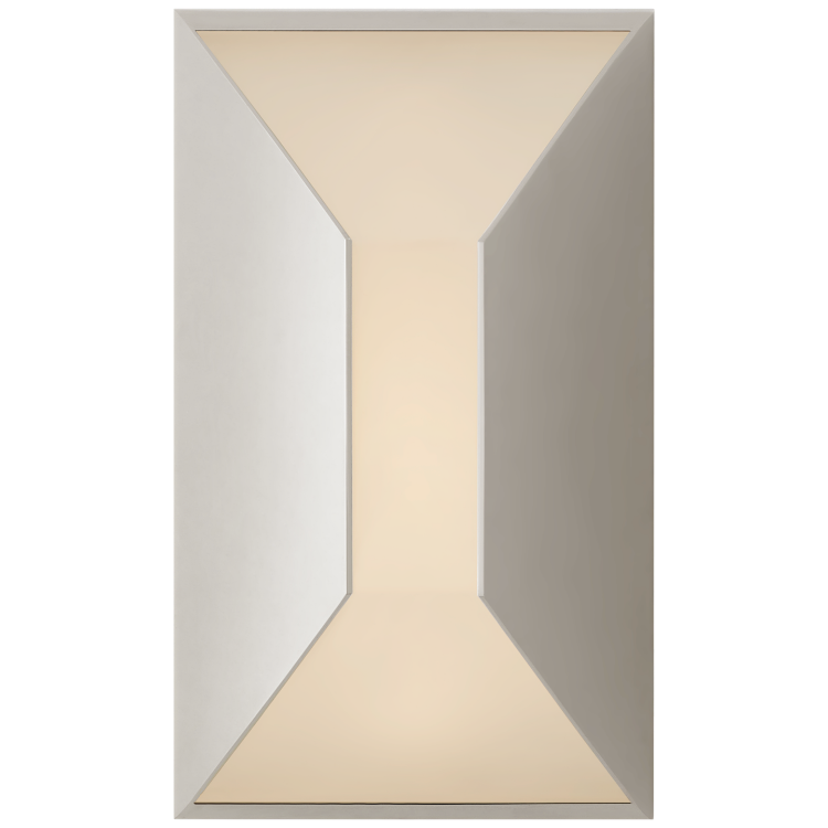 Picture of Stretto 8" Sconce in Polished Nickel with Frosted Glass