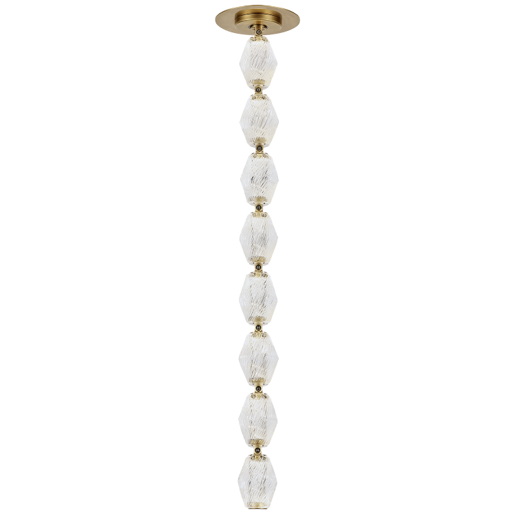 Picture of Collier 24 Pendant in Natural Brass 3000K