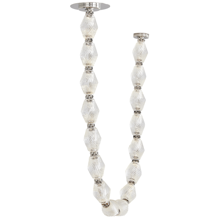 Picture of Collier 48 Pendant in Polished Nickel 2700K