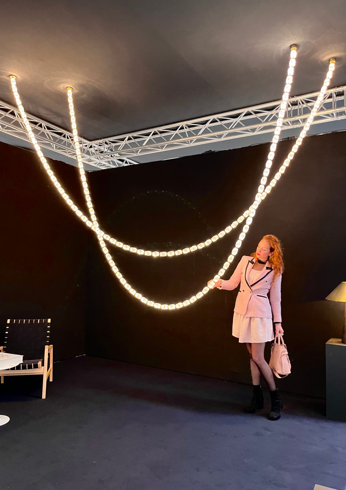 Collier 240 Chandelier in Natural Brass 2700K - Lumiere
