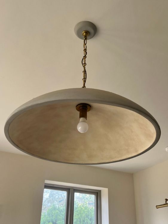 Picture of Elliot Grande Pendant in Portland Gray