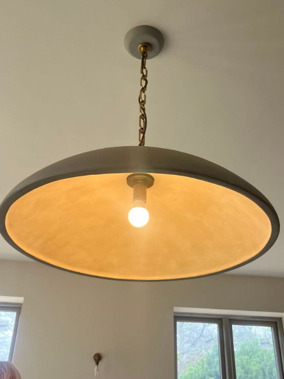 Picture of Elliot Grande Pendant in Portland Gray