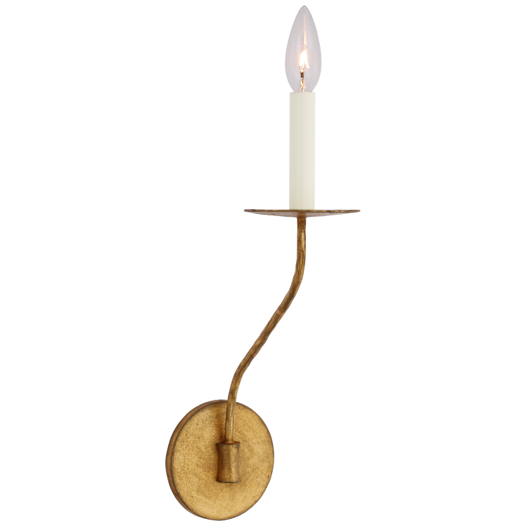 Picture of Belfair Medium Single Sconce in Gilded Iron