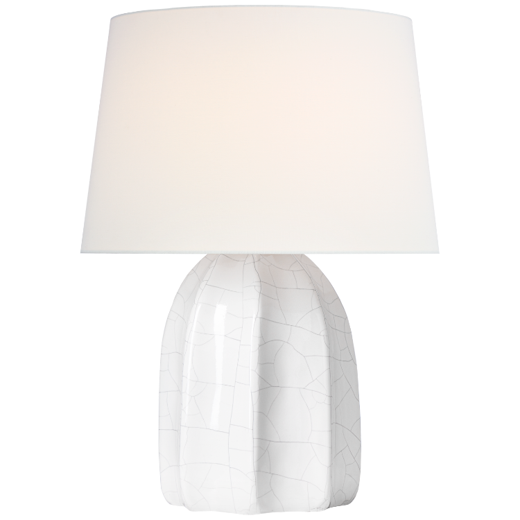 Picture of Melanie 12" Cordless Accent Lamp in Crackled Ivory