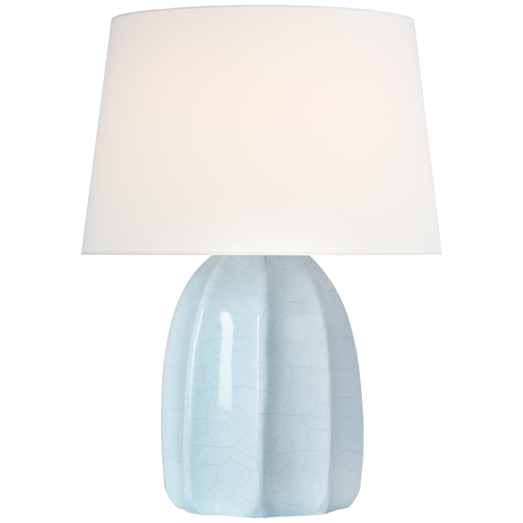 Picture of Melanie 12" Cordless Accent Lamp in Crackled Moonseed