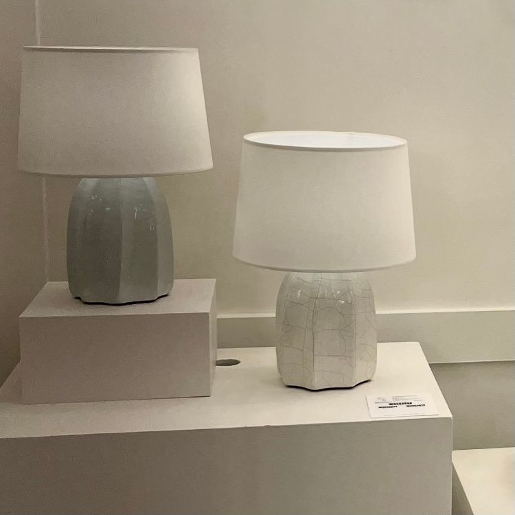 Picture of Melanie 12" Cordless Accent Lamp in Crackled Moonseed