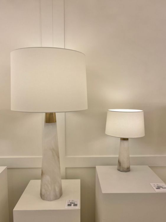 Picture of Olsen 15" Cordless Accent Lamp in Alabaster