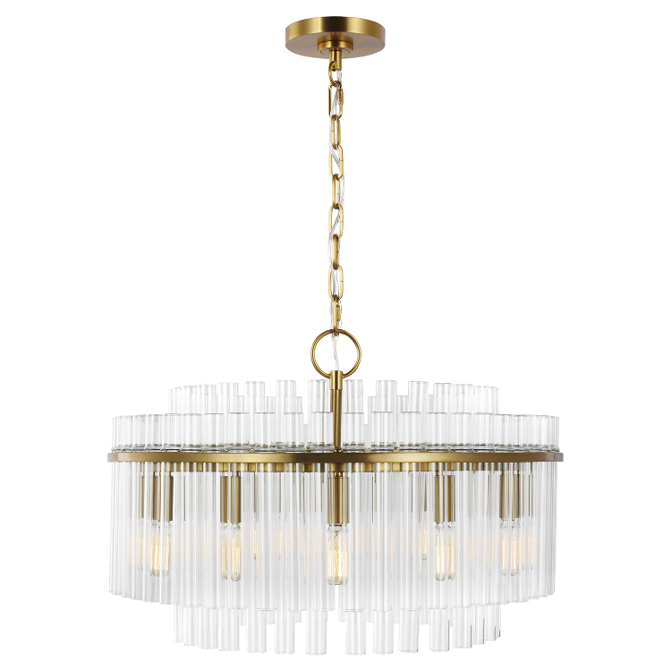Picture of Beckett Medium Chandelier in Burnished Brass