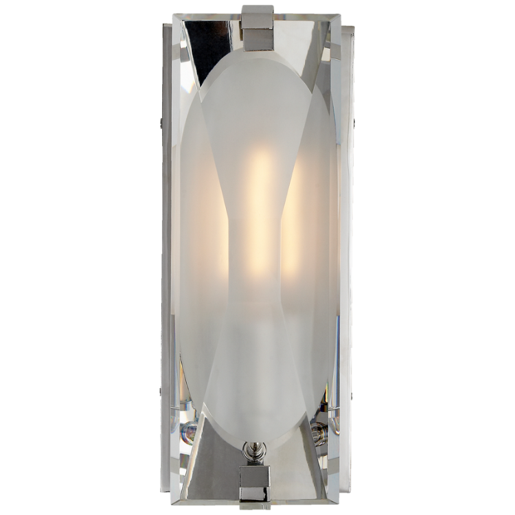 Picture of Castle Peak Small Bath Sconce in Polished Nickel