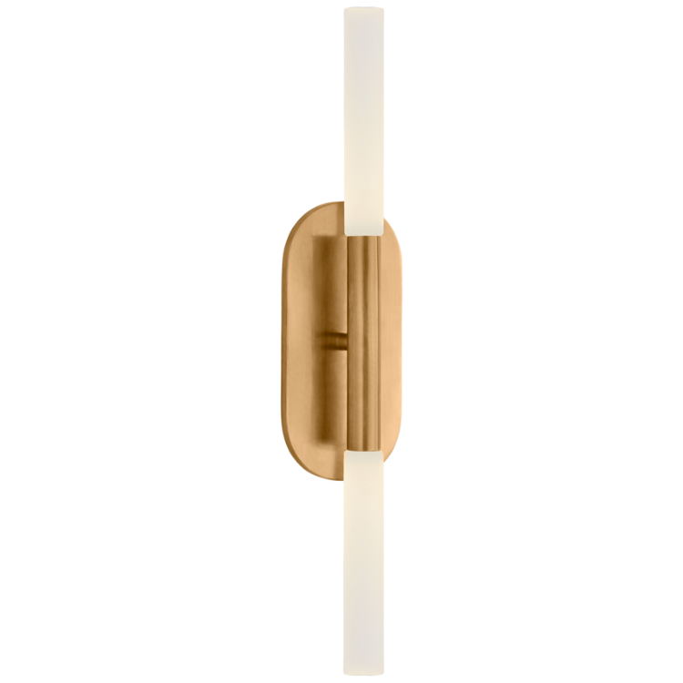 Picture of Rousseau Medium Vanity Sconce in Antique Burnished Brass