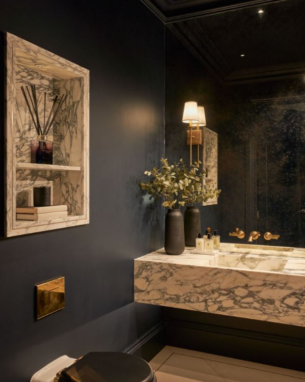 Picture of Bryant Large Tail Sconce in Hand-Rubbed Antique Brass with Linen Shade 
