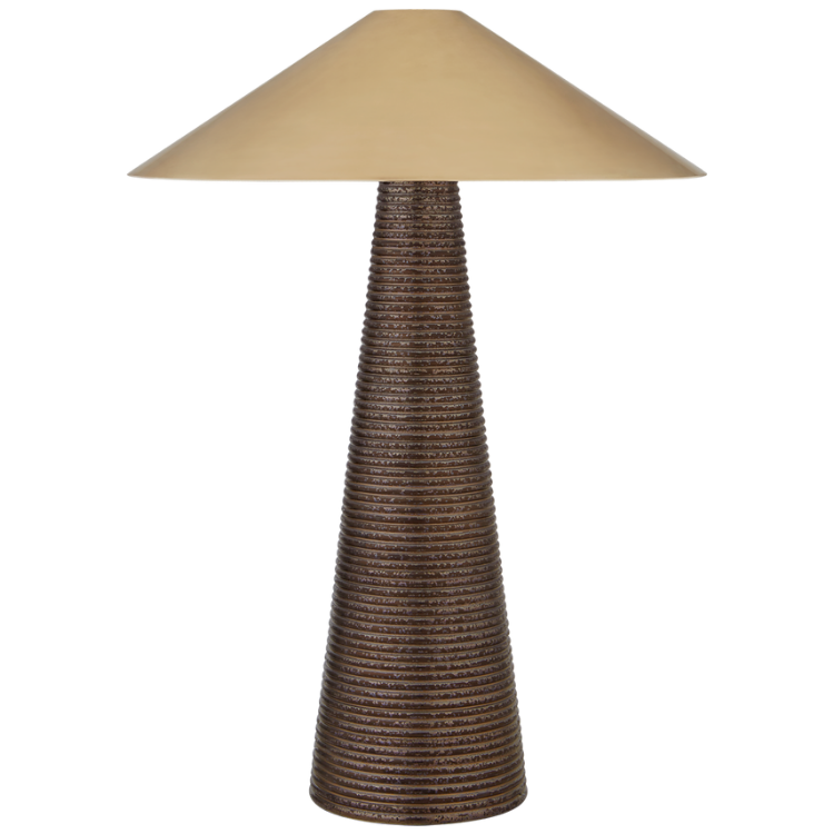 Picture of Miramar Table Lamp in Crystal Bronze Ceramic