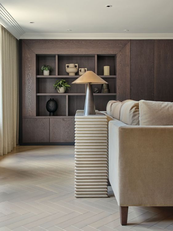Picture of Miramar Table Lamp in Crystal Bronze Ceramic