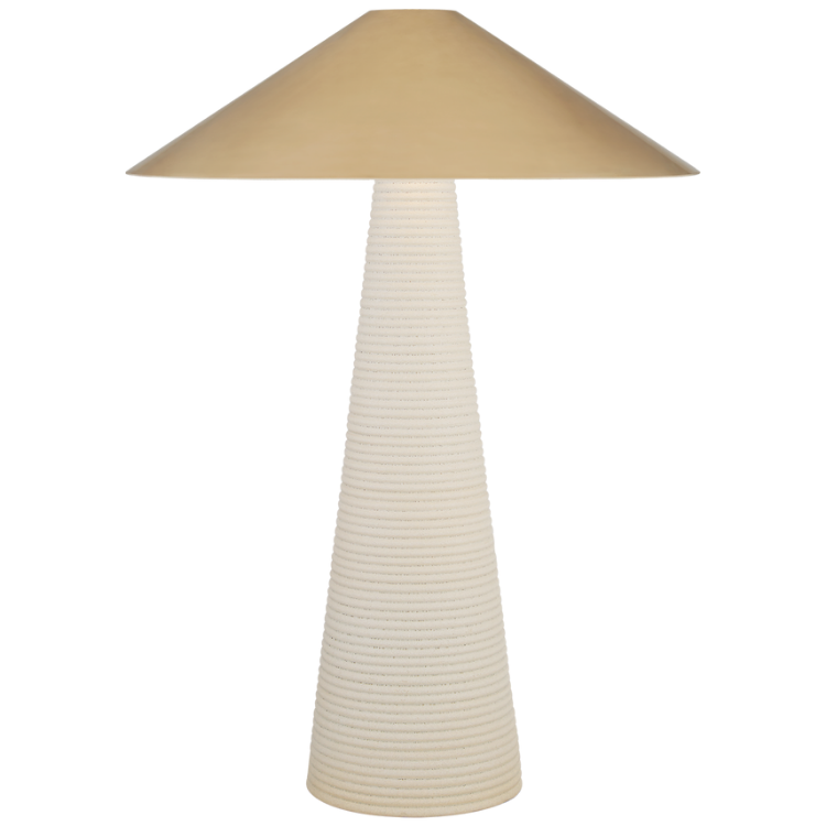 Picture of Miramar Table Lamp in Porous White Porcelain
