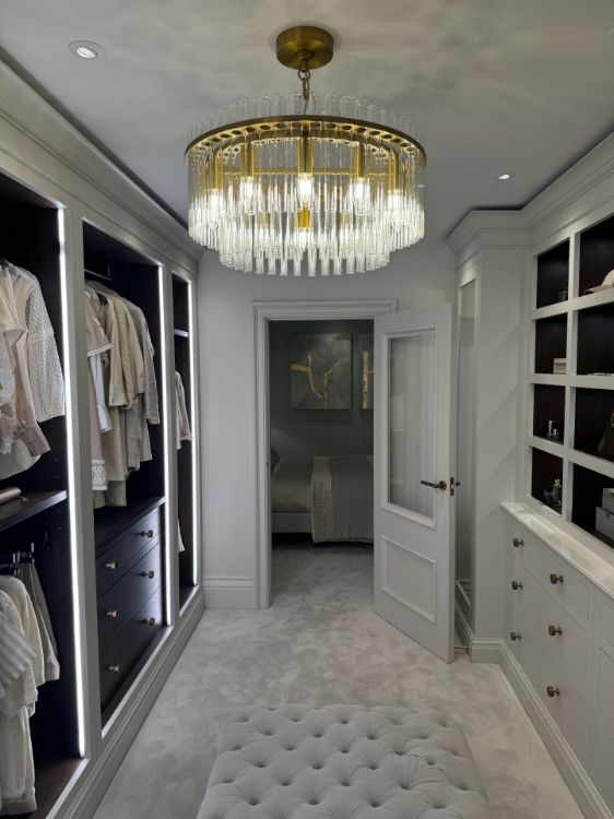 Picture of Beckett Medium Chandelier in Burnished Brass