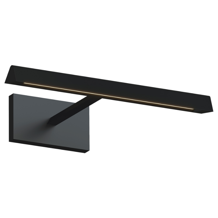Picture of Dessau 12 Picture Light in Nightshade Black