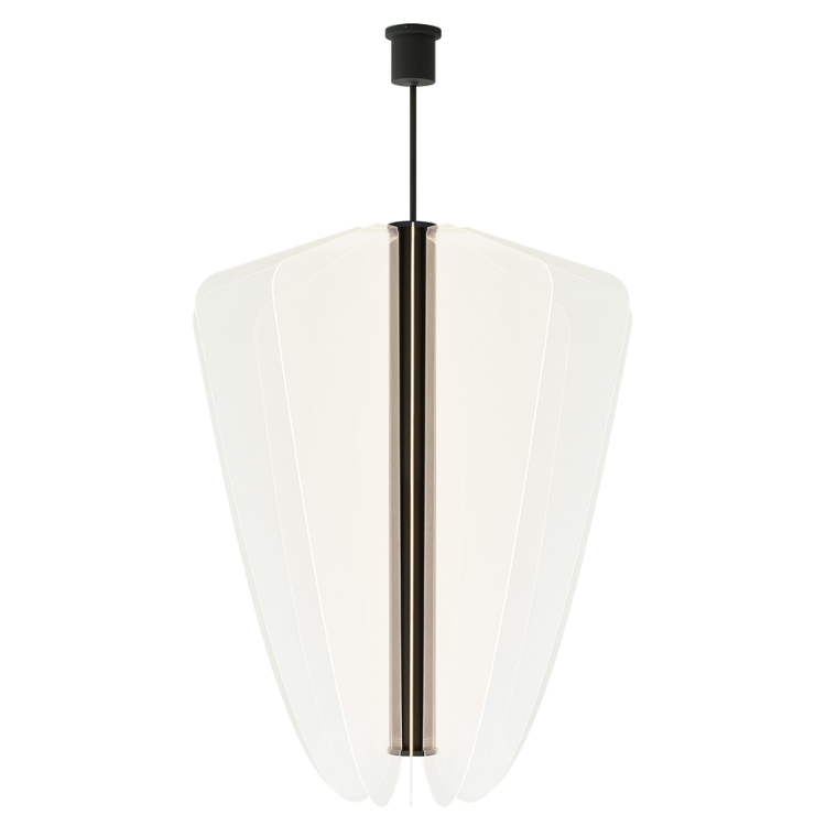 Picture of Nyra 42 Chandelier in Nightshade Black
