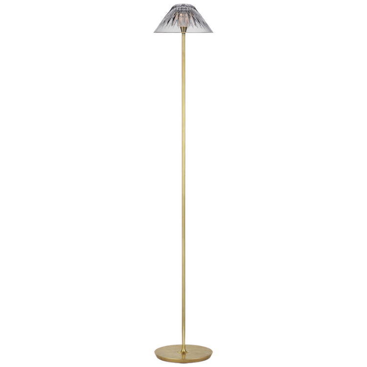 Picture of Blaze 55" Floor Lamp in Natural Brass