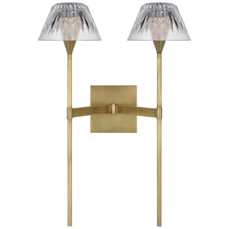 Picture of Blaze 19" 2 Light Tail Sconce in Natural Brass
