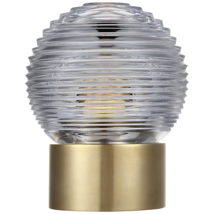 Picture of Circon 7" Rechargeable Accent Lamp in Natural Brass