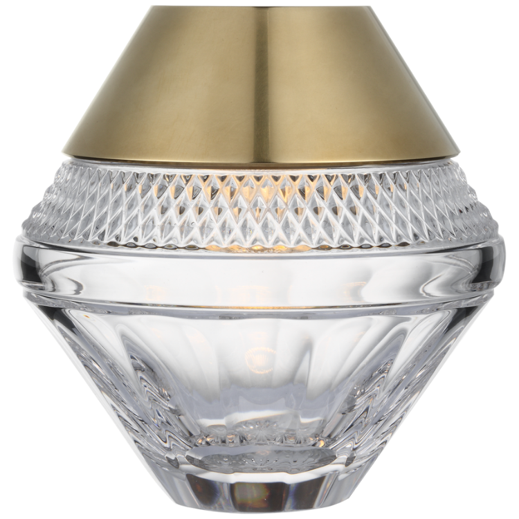 Picture of Copper Coast 5" Rechargeable Accent Lamp in Natural Brass