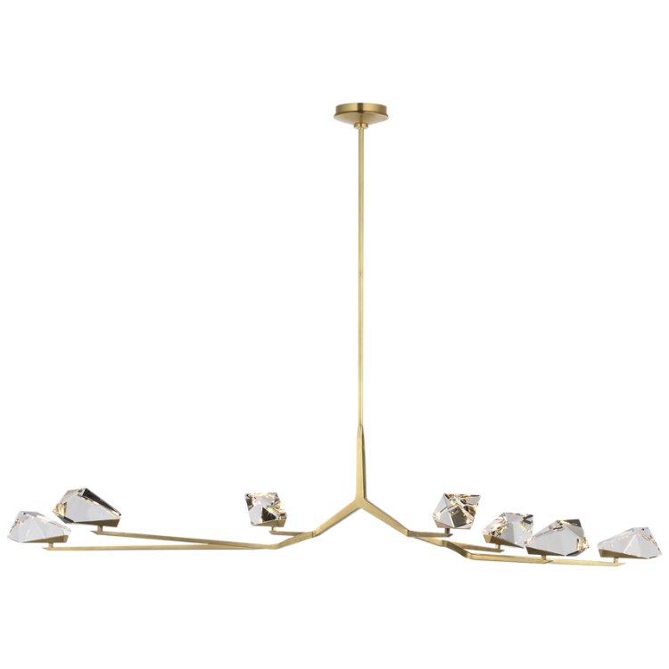 Picture of Carraig 65" 7 Light Chandelier in Natural Brass