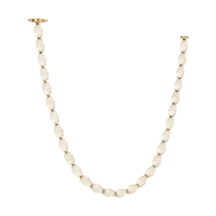 Picture of Collier Alabaster 84 Chandelier in Hand-Rubbed Antique Brass 2700K 