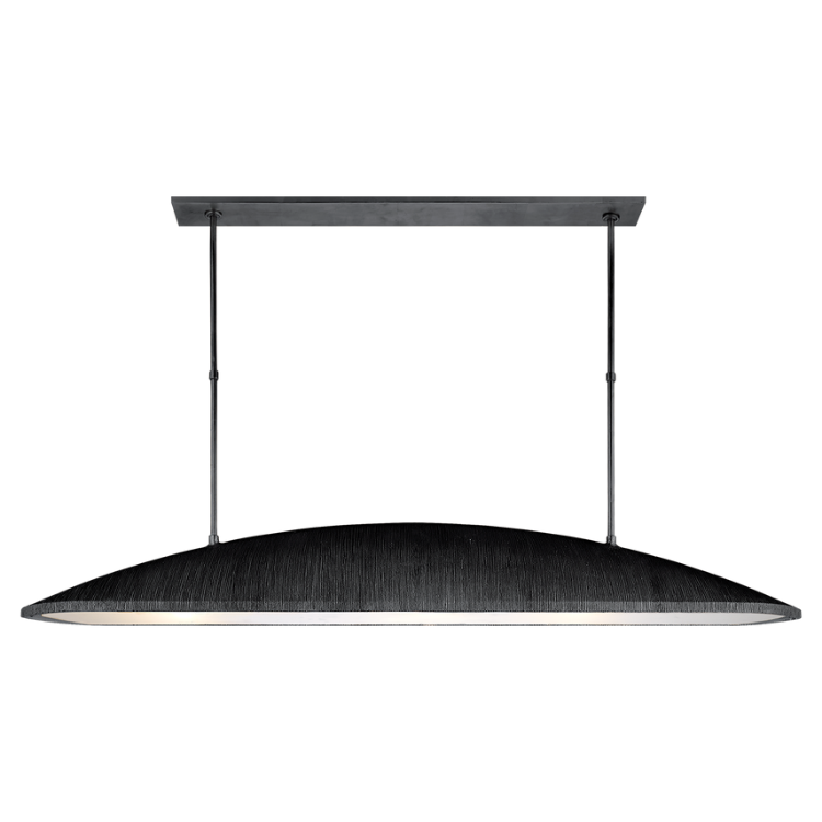 Picture of Utopia Large Linear Pendant in Aged Iron